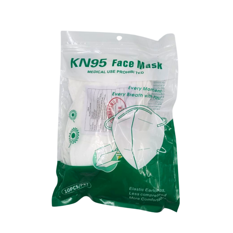 Mascarilla KN95 Con Filtro 10 unidades