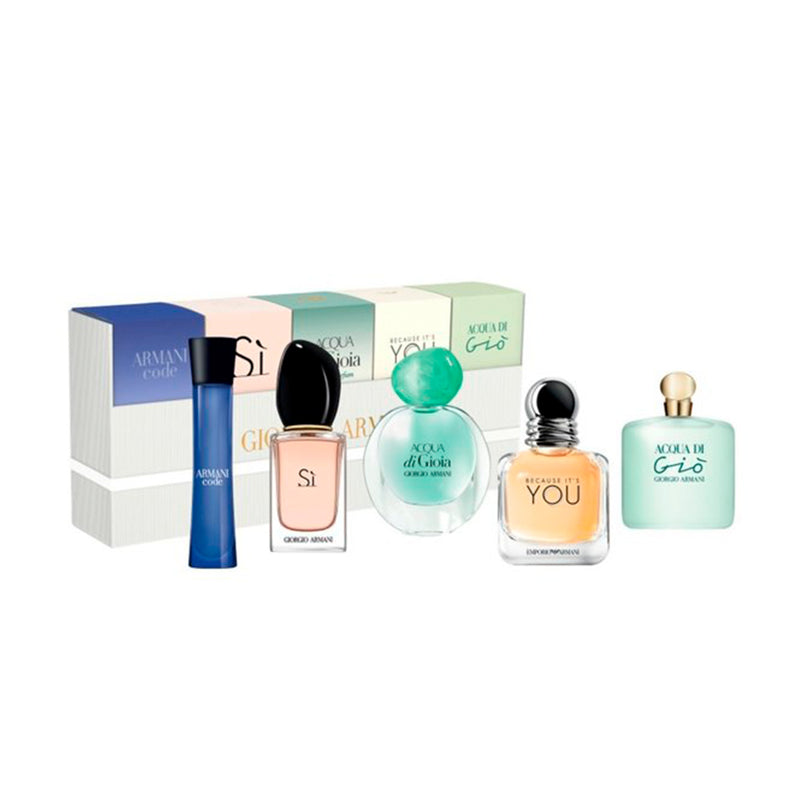 Giorgio Armani Set 5 Miniaturas 5 ml EDP Mujer