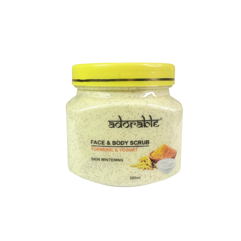 Adorable Exfoliante Cuerpo y rostro Turmeric-Yogurt 300 ml