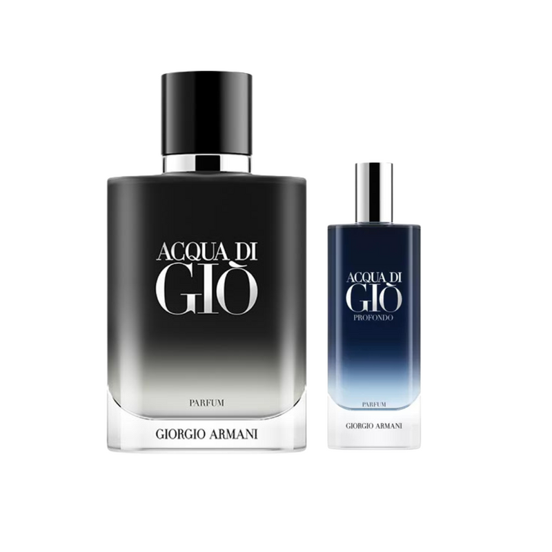 Giorgio Armani Set Acqua Di Gio Parfum 100ml + Gio Profondo EDP 15ml