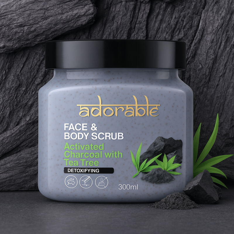 Adorable Exfoliante Carbón Activo & Árbol de Té 300 ml