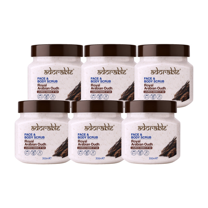 Pack Adorable 6 Exfoliantes Royal Arabain 300 ml