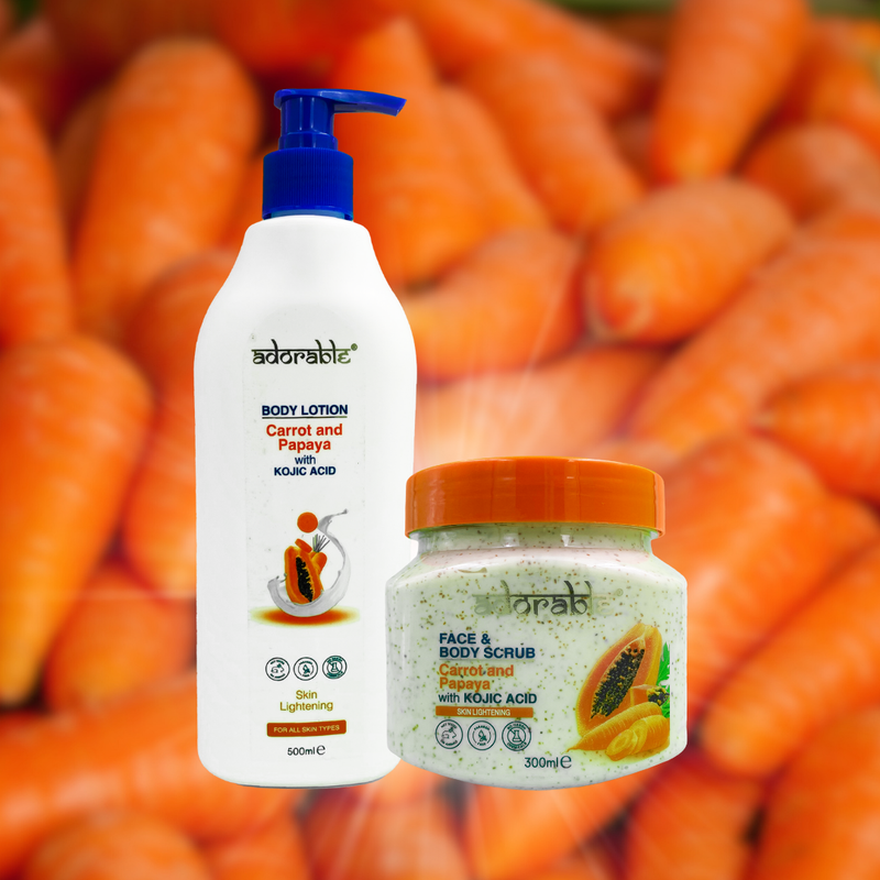 Pack Adorable Corporal Papaya - Carrot & Ácido Kójico