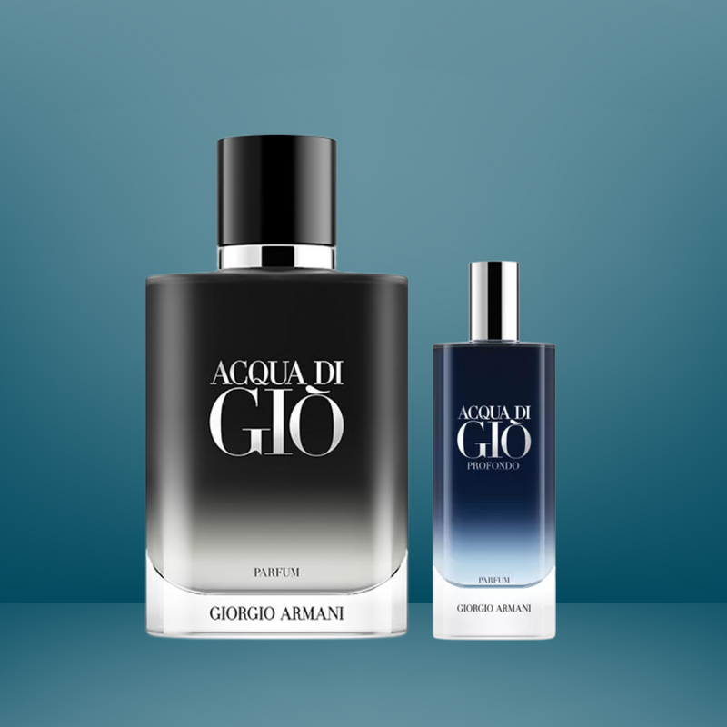 Giorgio Armani Set Acqua Di Gio Parfum 100ml + Gio Profondo EDP 15ml