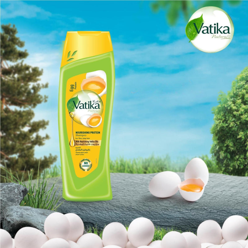 Vatika Shampoo Prot. Huevo (Amarillo) 200 ml